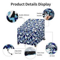 Easygoing Waterproof Patio Furniture Cover Camouflage Printed Outdoor Chair Cover 2 Pack With Air Vent Fits Up To 32 W X 37