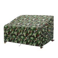 Easygoing Waterproof Patio Sofa Furniture Cover Camouflage Printed Outdoor Couch Cover With Air Vent Fits Up To 60 W X 35