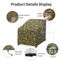 Easygoing Waterproof Patio Furniture Cover Camouflage Printed Outdoor Chair Cover 2 Pack With Air Vent Fits Up To 29 W X 30