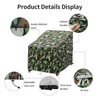 Easygoing Waterproof Patio Furniture Cover Camouflage Printed Outdoor Chair Cover 2 Pack With Air Vent Fits Up To 32 W X 37