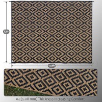 Sand Mine Reversible Mats Plastic Straw Rug Modern Area Rug Large Floor Mat And Rug For Outdoors Rv Patio Backyard Deck