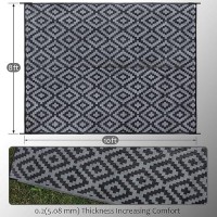 Sand Mine Reversible Mats Plastic Straw Rug Modern Area Rug Large Floor Mat And Rug For Outdoors Rv Patio Backyard Deck