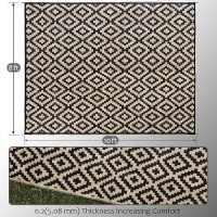 Sand Mine Reversible Mats Plastic Straw Rug Modern Area Rug Large Floor Mat And Rug For Outdoors Rv Patio Backyard Deck