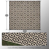 Sand Mine Reversible Mats Plastic Straw Rug Modern Area Rug Large Floor Mat And Rug For Outdoors Rv Patio Backyard Deck