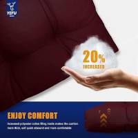 Yefu Adirondack Chair Cushion Rocking Chair Cushions High Back Thickened Patio Chair Pad For Indoor And Outdoor 49X20X5 Inch