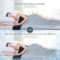 Elegear Cooling Comforter Twin Absorbs Body Heat To Keep Cool Cooling Blanket For Hot Sleepers Japanese Arcchill 30 Cool Tech