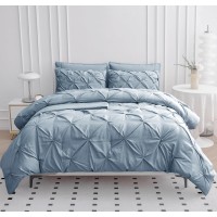 Lane Linen Bedding Comforter Set Full Size 7 Piece Full Size Bed In A Bag Set Soft Bedding Sets Full Size Pintuck Full Bed Se