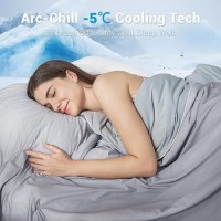 Elegear Cooling Comforter King Absorbs Body Heat To Keep Cool Doublesided Cooling Blanket For Hot Sleepers Arcchill Cool Fabr