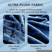 Whale Flotilla Extra Large Fleece Throw Blanket 50X70 Inch Super Plush And Soft 300Gsm Blankets For All Season Fluffy And Ligh