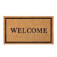 Kankun Coco Coir Door Mat With Heavy Duty Backing Welcome Doormat 17 X 30 Doormat Entrance Welcome