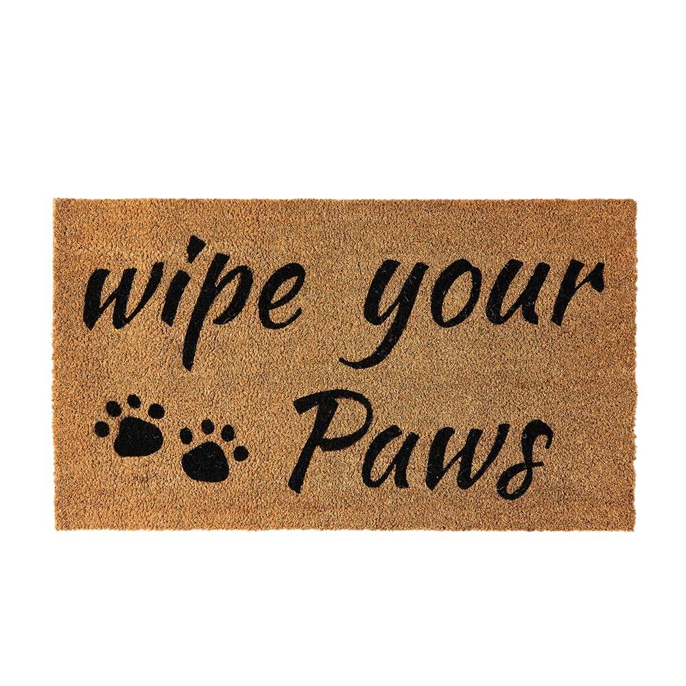 Kankun Coco Coir Door Mat With Heavy Duty Backing Welcome Doormat 17 X 30 Doormat Entrance Wipe Your Paws