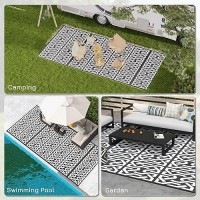 Outsunny Reversible Outdoor Rug 9 X 18 Waterproof Plastic Straw Floor Mat Portable Rv Camping Carpet Large Floor Mat For Ba