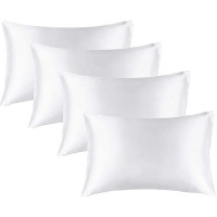 Bedelite Satin Pillowcase For Hair And Skin Super Soft Similar To Silk Pillow Cases 4 Pack With Envelope Closure Cooling Pillo