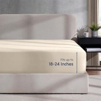 Nestl Linen California King Fitted Sheet Extra Deep Pocket Cal King Fitted Sheet Only 1800 Microfiber Fitted Bed Sheet Ultra