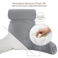 Nestl Reading Pillow Large Bed Pillow Back Pillow For Sitting In Bed Shredded Memory Foam Chair Pillow Reading Bed Rest Pill