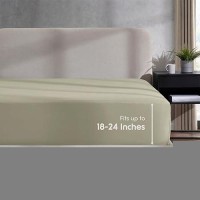 Nestl Olive Green Twin Xl Fitted Sheet Only Extra Deep Pocket Fitted Bed Sheet 1800 Microfiber Xl Twin Fitted Sheet Ultra Sof