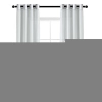 Hiasan Sheer Curtains For Living Room With Tiebacks Light Filtering Voile Chiffon Drapes Airy Breathable Grommet Top Window Cur