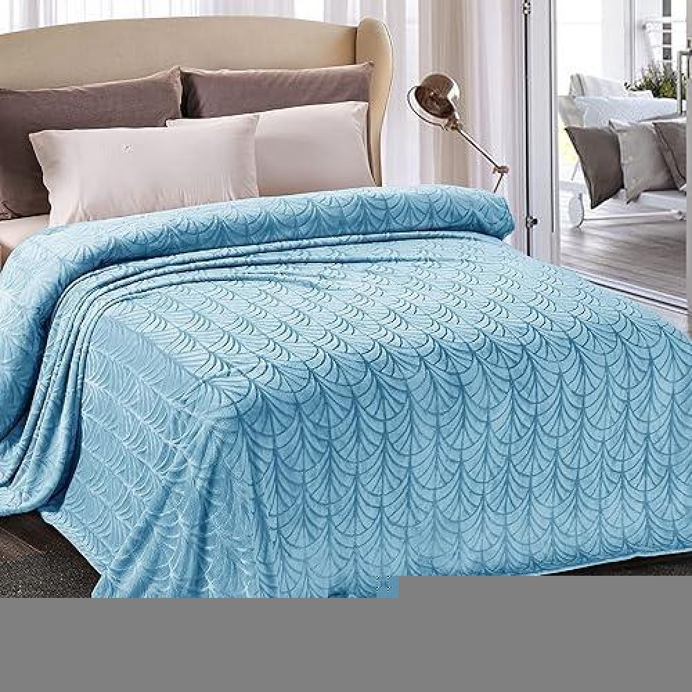 Whale Flotilla Flannel Fleece Twin Size Blanket For Bed Soft Fluffy Velvet Bedspread Coverlet With Decorative Vintage Pattern F