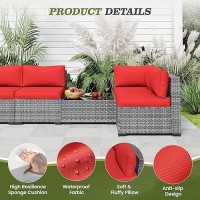 Amopatio Outdoor Cushions For Patio Furniture Replacement Waterproof Patio Furniture Cushions Deep Seat Patio Cushions Patio