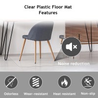 Office Chair Mat For Hardwood Floor, 30X60Cm/45X120Cm/114X150Cm/114X180Cm/190X300Cm Strong Floor Protector Mat For Home Office, Easy Glide, Flat Without Curling Thick 2Mm(Size:29X47In)