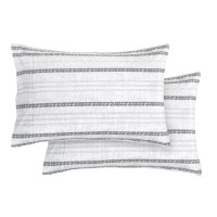 Elegant Comfort Ultra Soft Set Of 2 Striped Print Pillowcases 1500 Premium Hotel Quality Microfiber Soft And Smooth Envelope