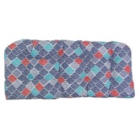 Blazing Needles Rounded Back Tufted Outdoor Loveseat Cushion, 42 X 19, Belk Nautical