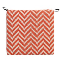 Blazing Needles Square Outdoor Chair Cushion, 20 X 19, Weiland Persimon 2 Count