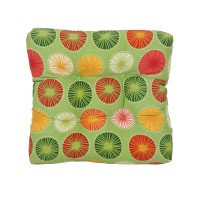 Blazing Needles Square Tufted Outdoor Chair Cushion, 19 X 19, Beringer Spring