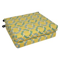 Blazing Needles Square Outdoor Chair Cushion, 20 X 19, Capecod Summer 2 Count