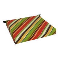 Blazing Needles Square Outdoor Chair Cushion, 20 X 19, Browning Garden