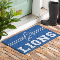 Team Sports America Nfl Entrance Doormat 28 X 16 Inches Embossed Cross Hatch Non Slip Backing Indoor And Outdoor Home