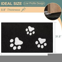 Mibao Front Door Mat Dirt Trapper Doormat For Muddy Paws Absorbent Mud Mat For Dogs Nonslip Washable Entrance Mats Inside M