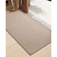 Colorgeometry Large Front Door Mat Indoor Entrance 24X47 Indoor Mats For Entryway Non Slip Rubber Backed 2X4 Dirt Trapper