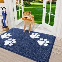 Vaukki Indoor Doormat Entryway Door Mat Non Slip Absorbent Mud Trapper Mats Lowprofile Inside Floor Mats Soft Washable Small