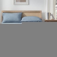 Andency Grayish Blue Queen Sheets Set 100 Viscose Derived From Bamboo Cooling Bed Sheets Queen Size Deep Pocket Up To 16