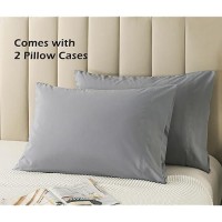 Whatsbedding Queen Size Pillowcases Set Of 2 20X30 Cotton Pillow Case With Envelope Closure Soft Breathable Pillow Covers Fo