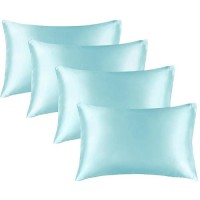 Bedelite Satin Pillowcase For Hair And Skin Super Soft Similar To Silk Pillow Cases 4 Pack With Envelope Closure Cooling Pillo