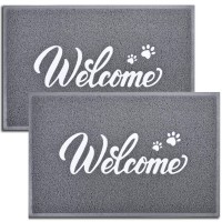 Thenv Door Mat Welcome 2 Pack 36X24 Outdoorindoor Heavy Duty Non Slip Doormat For Front Door Entance Outside Door Mats F