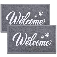 Thenv Door Mat Welcome 2 Pack 30X175 Outdoorindoor Heavy Duty Non Slip Doormat For Front Door Entance Outside Door Mats