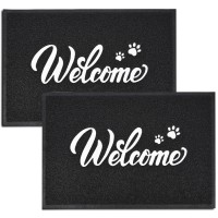 Thenv Door Mat Welcome 2 Pack 36X24 Outdoorindoor Heavy Duty Non Slip Doormat For Front Door Entance Outside Door Mats F