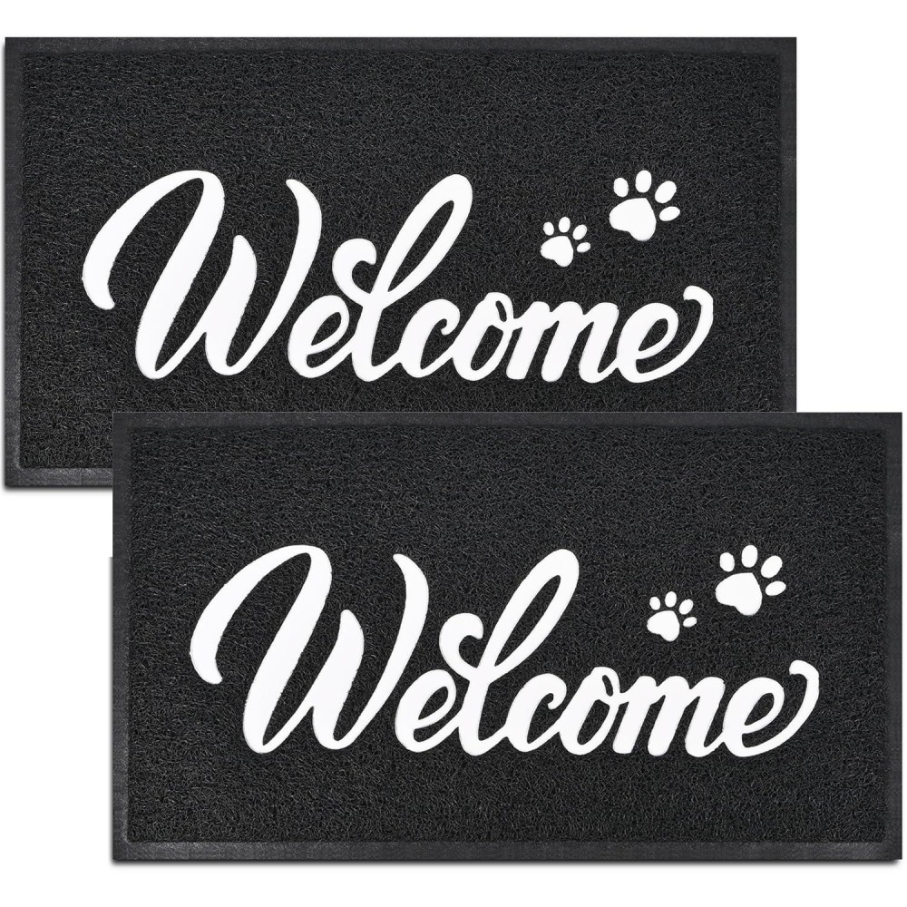 Thenv Door Mat Welcome 2 Pack 32X20 Outdoorindoor Heavy Duty Non Slip Doormat For Front Door Entance Outside Door Mats F