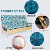 Loyid Outdoor Bench Cushions Garden Swing Seat Cushions With Backrest 23 Seateroutdoor Swing Replacement Cushions Waterproof