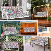 Loyid Outdoor Swing Cushions 23 Seater Waterproof Swing Cushion With Ties Porch Swing Cushions For Outdoor Patio Garden Furni