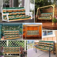 Loyid Outdoor Swing Cushions 23 Seater Waterproof Swing Cushion With Ties Porch Swing Cushions For Outdoor Patio Garden Furni