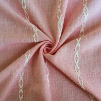 Deeprove Pink Boho Curtains 96 Inches Long For Baby Princess Teenage Girl School Bedroom Nursery Room  Blush Bohemian Embroidery Farmhouse Privacy Fringes Window Treatments Decor  W52 X L96  1 Panel