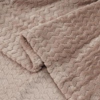 Dissa Fleece Blanket Throw Size - 60X80  Wave  Camel - Soft  Plush  Fluffy  Fuzzy  Warm  Cozy - Perfect Throw For Couch  Bed  Sofa - Flannel Blanket Throw Blanket