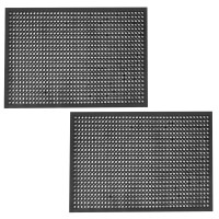 Anti Fatigue Rubber Floor Mat 2 Pack Restaurant Kitchen Mats For Floors Nonslip Bar Floor Mats Rubber Door Mat Drainage Mats Ut