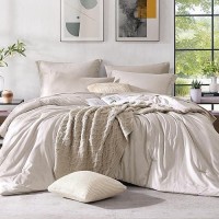 Monbix Full Size Comforter Set Oatmeal Bedding Comforter For Full Size Bed Set Reversible Bedding Sets Full 7 Pieces Cationic