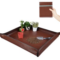 Hnxtyaob 395X 395 Extra Large Potting Mat For Indoor Plants Transplanting And Potting Soil Controlgardening Gifts For Pla