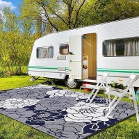 Genimo Outdoor Rug For Patio Clearance 6X9 Waterproof Mat Reversible Plastic Straw Camping Carpet Large Area Rugs For Rv B